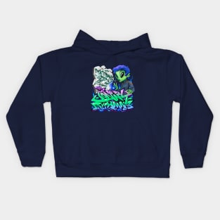 Rythmn's Gonna Get You hoodie (back design) by Zarkoner Kids Hoodie